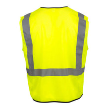 Load image into Gallery viewer, Radians SV54B-2ZGM – Safety Green Surveyor Safety Vest | Back View 

