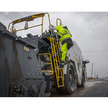 Load image into Gallery viewer, Worker climbing construction vehicle ladder
