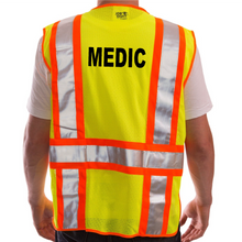 Load image into Gallery viewer, Adjustable Class 2 Safety Vest - MEDIC
