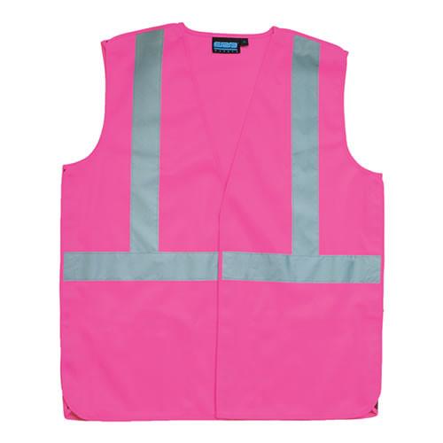 Large, Women's Breakaway Pink Safety Vest, Non-Ansi [62229]