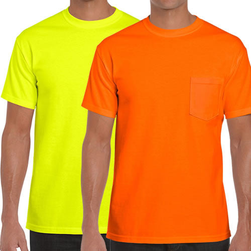 Gildan 2300, High Visibility Pocket T-Shirt - Non ANSI