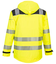 Load image into Gallery viewer, Portwest PW365YBR - Safety Green Hi-Viz Parka | Back View
