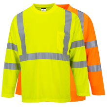 Load image into Gallery viewer, Portwest S191 - Hi-Viz Long Sleeve Shirts | Main View
