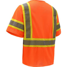 Load image into Gallery viewer, GSS 2006 - Safety Orange ANSI Class 3 Safety Vests | Back Left View
