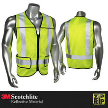 Load image into Gallery viewer, Radians LHV-5-PC-ZR - Safety Green Breakaway Safety Vest | Main View
