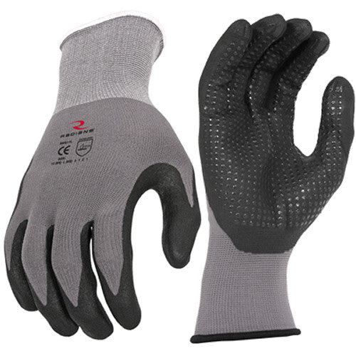 MD - RWG11 Nitrile Gripper Glove, Microdot Foam