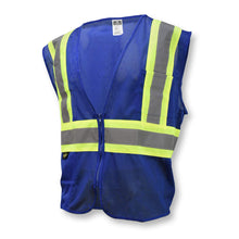 Load image into Gallery viewer, Radians SV22-1ZBLM - Blue ANSI Class 1 Safety Vest | Front Left View
