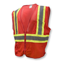 Load image into Gallery viewer, Radians SV22-1ZRM - Red ANSI Class 1 Safety Vest | Front Left View
