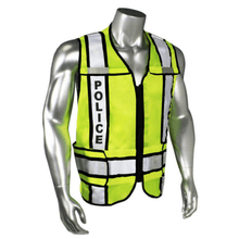 Load image into Gallery viewer, Radians LHV-207-3G-BLK-POL - Black Trim Police Safety Vest | Front Right View
