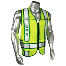 Load image into Gallery viewer, Radians LHV-207-3G-EMS - Green Trim EMS Safety Vest | Front View
