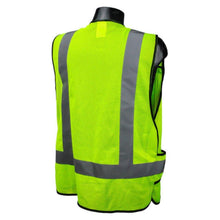 Load image into Gallery viewer, Radians LHV-5-PC-ZR - Safety Green Breakaway Safety Vest | Back Right View
