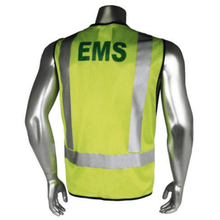 Load image into Gallery viewer, Radians LHV-5-PC-ZR-EMS - Safety Green EMS Safety Vest | Back View

