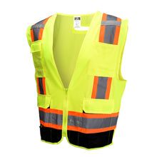 Load image into Gallery viewer, Radians SV6B-2ZGD - Safety Green Surveyor Safety Vests | Front Left View
