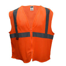 Load image into Gallery viewer, Radians SVE1-2ZOM - Safety Orange ANSI Class 2 Safety Vest | Front View
