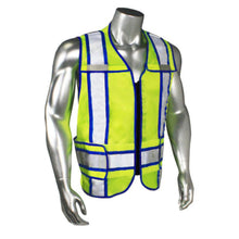 Load image into Gallery viewer, Radians LHV-3G-BCS – Blue Trim Breakaway Safety Vest | Front Right View 
