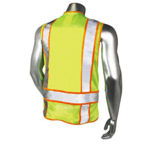 Load image into Gallery viewer, Radians LHV-3G-OCS – Orange Trim Breakaway Safety Vest | Back Right View 
