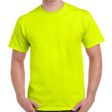 Load image into Gallery viewer, 4X, Gildan, Hi-Viz, Short Sleeve Safety Green T-Shirt [2000]
