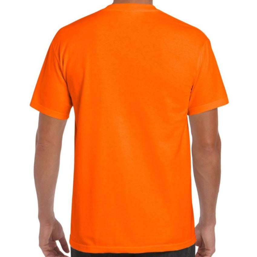 Gildan Sleeve Safety Orange Pocket T-Shirt [2300]