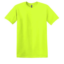 Load image into Gallery viewer, Gildan 5000 – Safety Green Hi-Viz Short Sleeve Shirt | Front View 
