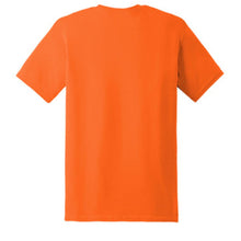 Load image into Gallery viewer, Gildan 5000 – Safety Orange Hi-Viz Short Sleeve Shirt | Back View 

