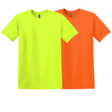 Gildan 5000 –  Hi-Viz Short Sleeve Shirts | Main View 