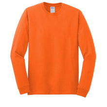 Load image into Gallery viewer, Gildan 5400 – Safety Orange Hi-Viz Long Sleeve Shirt | Front View 

