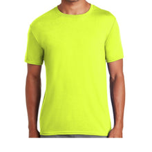 Load image into Gallery viewer, Gildan 42000 - Safety Green Hi-Viz Short Sleeve Shirt | Front View 
