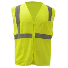 Load image into Gallery viewer, GSS 1001 - Safety Green ANSI Class 2 Safety Vests | Front View
