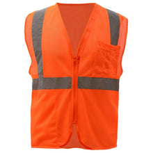 Load image into Gallery viewer, GSS 1002 - Safety Orange ANSI Class 2 Safety Vest | Front View
