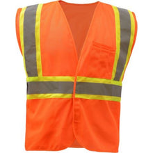 Load image into Gallery viewer, GSS 1008 – Safety Orange ANSI Class 2 Safety Vest | Front View    

