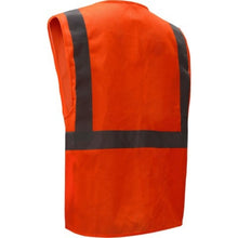 Load image into Gallery viewer, GSS 1010 – Safety Orange ANSI Class 2 Safety Vest | Back Left View    
