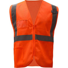 Load image into Gallery viewer, GSS 1010 – Safety Orange ANSI Class 2 Safety Vest | Front View 
