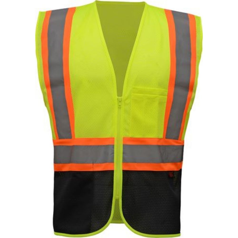GSS 1105/1106 Two-Tone Vest With Black Bottom Class 2 | Hi-Viz.com