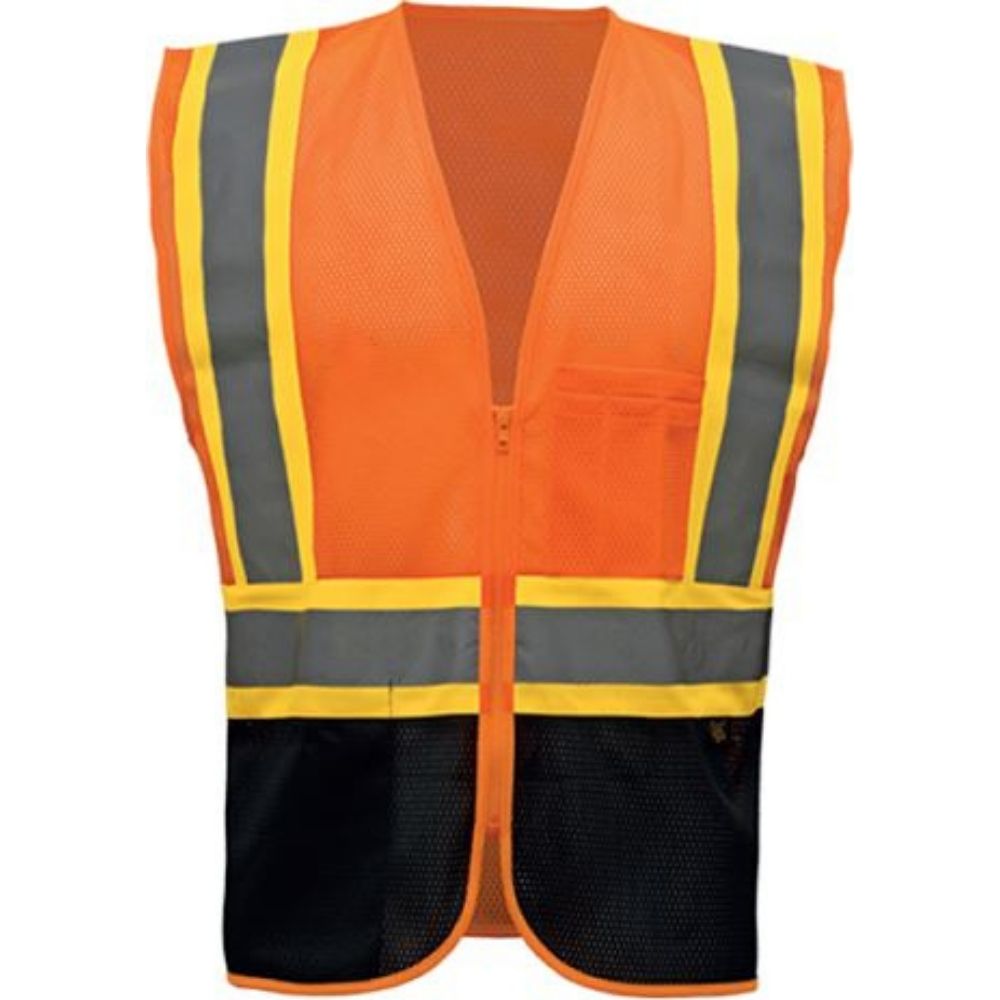 GSS 1105/1106 Two-Tone Vest With Black Bottom Class 2 | Hi-Viz.com