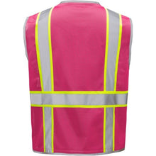Load image into Gallery viewer, GSS 1719 - Pink Safety Vest | Back View       
