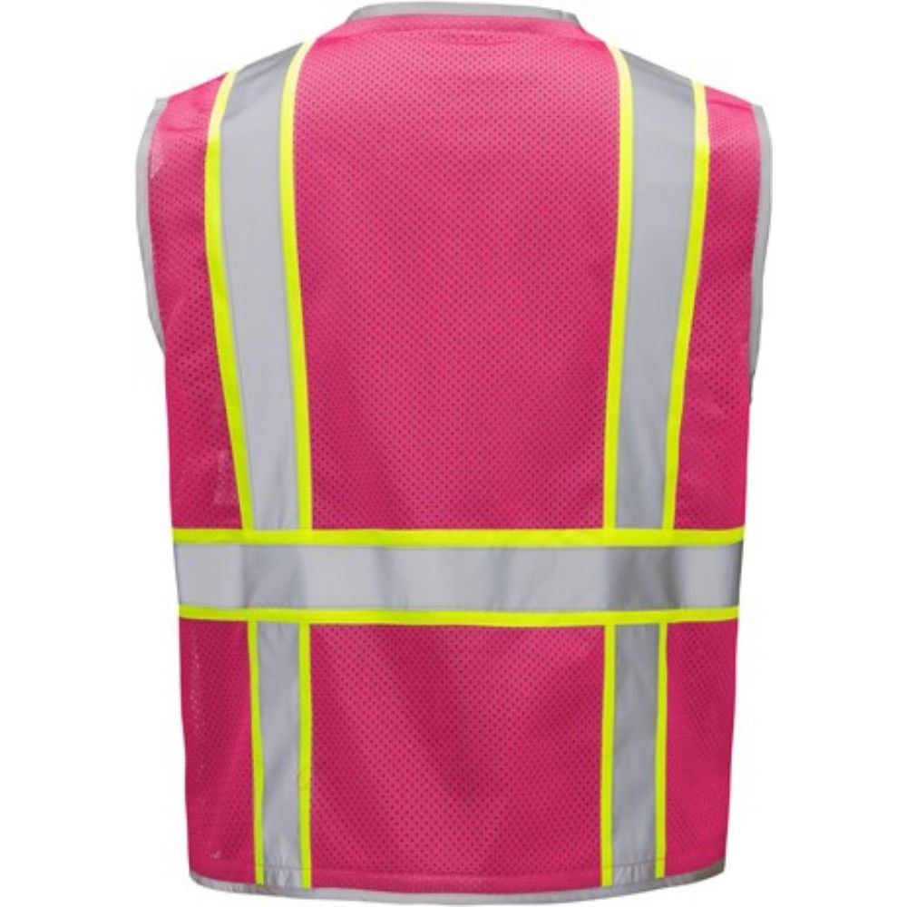 igi　RACER BACK DOCKING VEST　ピンク GSS 1719 Pink Hype-Lite Heavy-Duty Vest | Hi-Viz.com