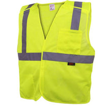 Load image into Gallery viewer, GSS 1801 – Safety Green Breakaway Safety Vest | Front Left View 
