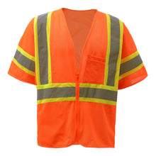 Load image into Gallery viewer, GSS 2006 - Safety Ornage ANSI Class 3 Safety Vests | Front View
