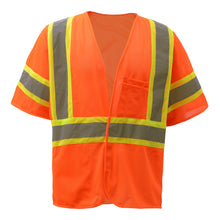 Load image into Gallery viewer, GSS 2008 - Safety Orange ANSI Class 3 Safety Vest | Front View

