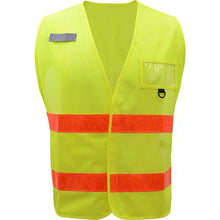 Load image into Gallery viewer, GSS 3111 - Safety Green Multi-Use Utility Vest | Front View
