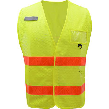 GSS 3111 - Safety Green Multi-Use Utility Vest | Front View