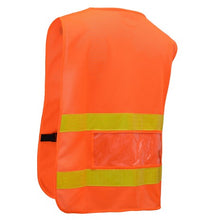Load image into Gallery viewer, GSS 3112 - Safety Orange Multi-Use Utility Vest | Back Left View
