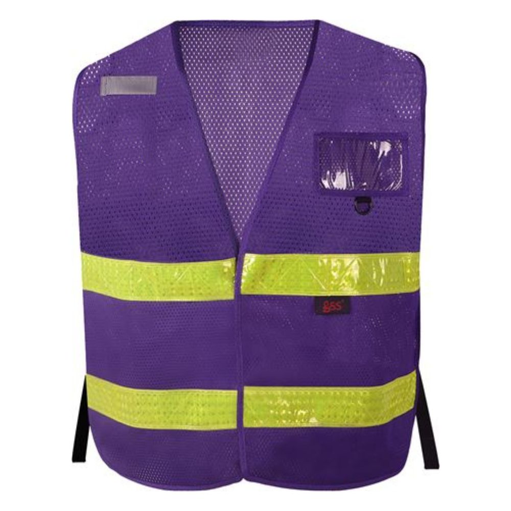 GSS 4113 - Purple Safety Vests | Front View    