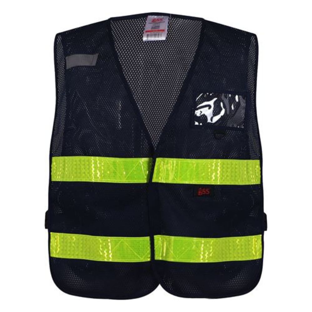 GSS 4114 – Navy Blue Safety Vests | Front View    
