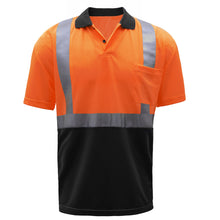 Load image into Gallery viewer, GSS 5004 - Safety Orange Hi-Viz Polo Shirt | Front View

