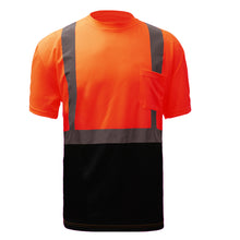 Load image into Gallery viewer, GSS 5112 - Safety Orange Hi-Viz Short Sleeve Shirt | Front View

