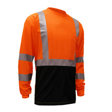 Load image into Gallery viewer, GSS 5114 - Safety Orange Hi-Viz Long Sleeve Shirt | Front Right View
