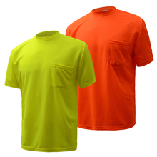 GSS 5501 5502 Moisture Wicking T Shirt Hi Viz