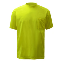 Load image into Gallery viewer, GSS 5501 - Safety Green Hi-Viz Short Sleeve Shirt | Front View
