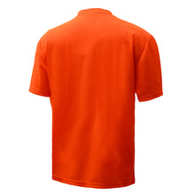 Load image into Gallery viewer, GSS 5502 - Safety Orange Hi-Viz Short Sleeve Shirt | Back Right View
